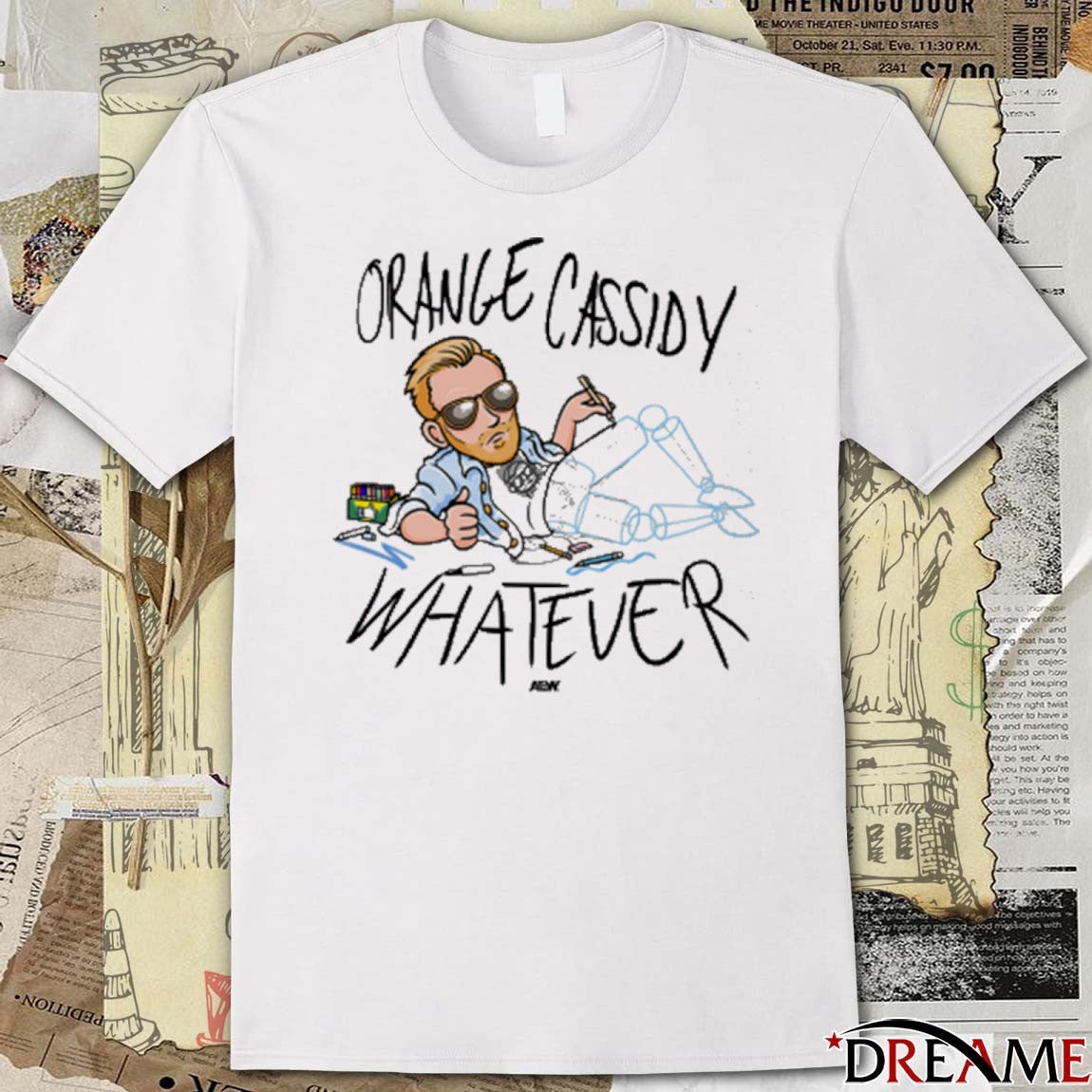 Orange Cassidy It’s for Kids or Whatever AEW t-shirt