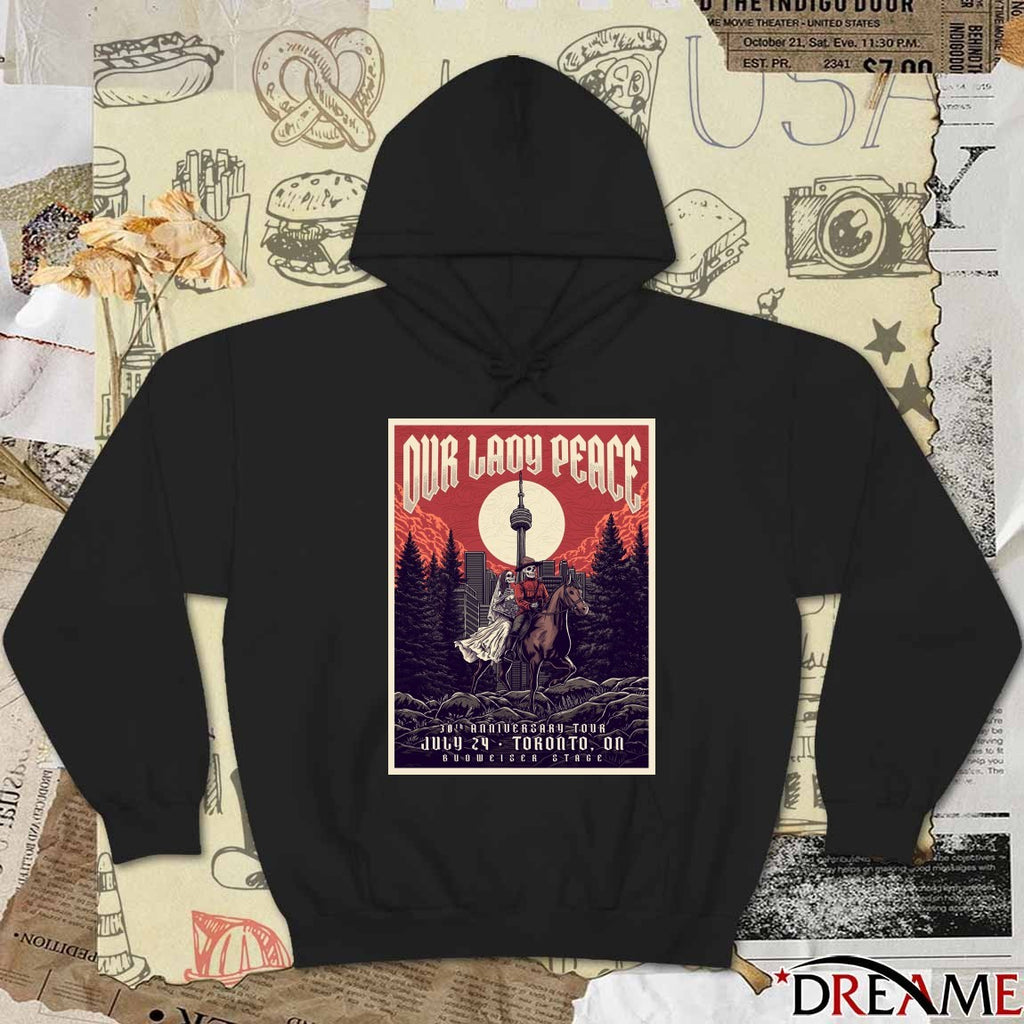 Our Lady Peace 30th Anniversary Tour July 24 2026 Budweiser Stage, Toronto, ON Poster t-shirt