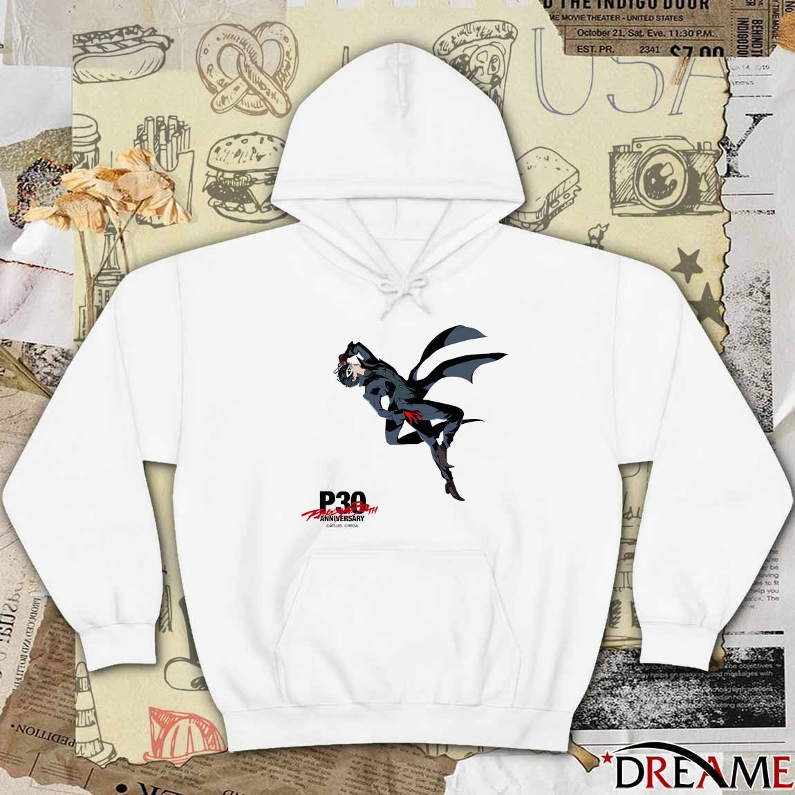 P30th Persona 30th Anniversary Protagonist Illustration Series 7 t-shirt