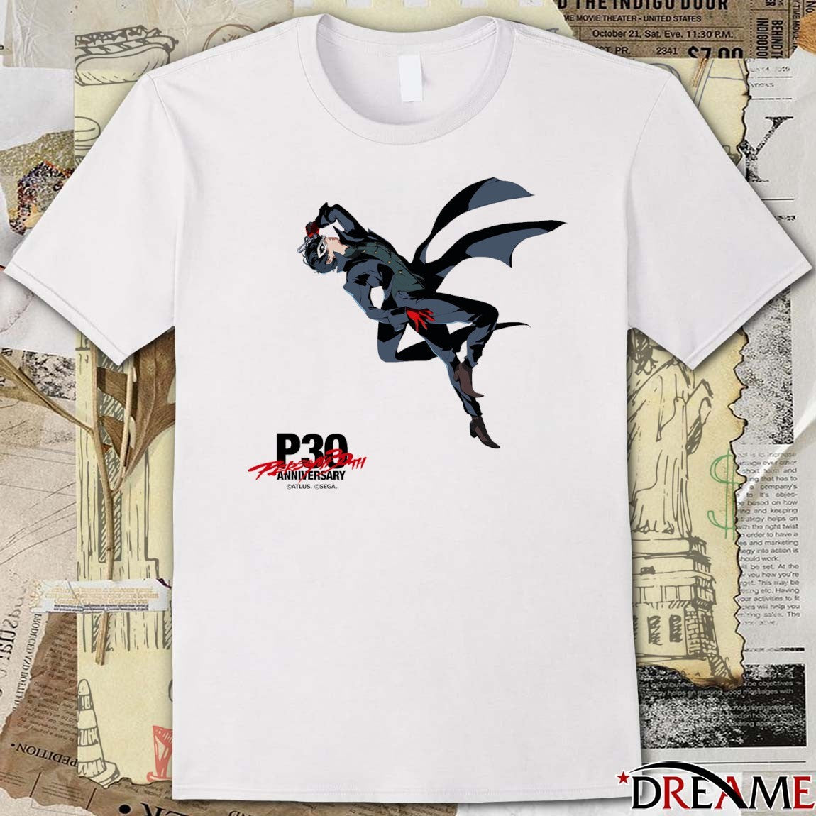 P30th Persona 30th Anniversary Protagonist Illustration Series 7 t-shirt