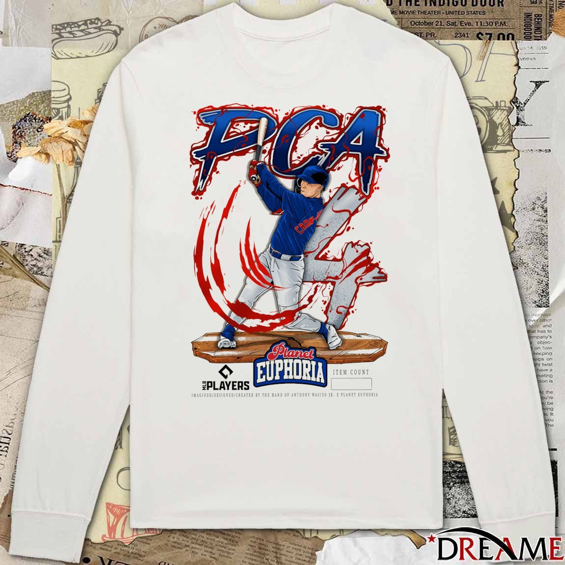 PCA Pete Crow-Armstrong V2 Chicago Cubs MLB 2026 Planet Euphoria Art t-shirt
