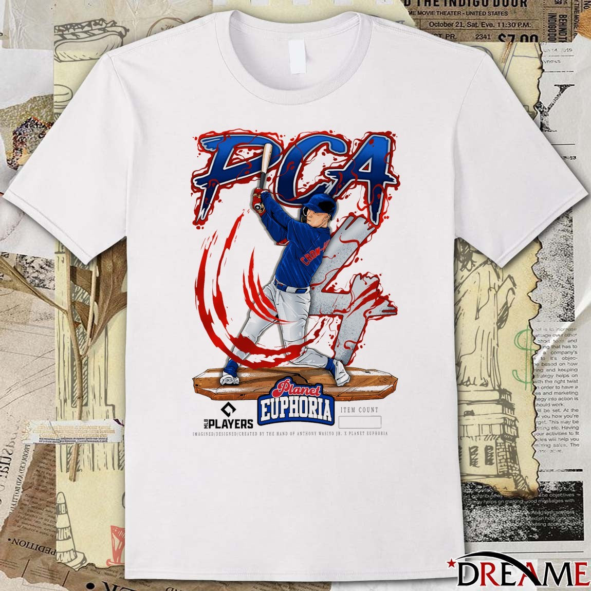 PCA Pete Crow-Armstrong V2 Chicago Cubs MLB 2026 Planet Euphoria Art t-shirt