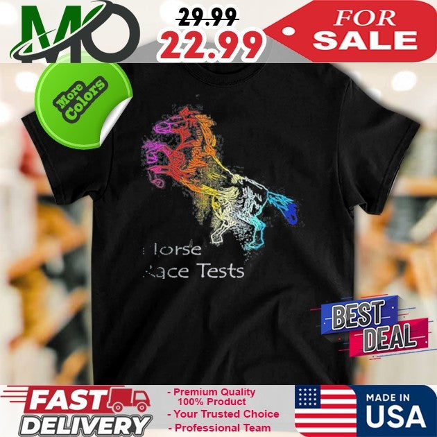 Paradise Fishing Horse Race Tests Shirt