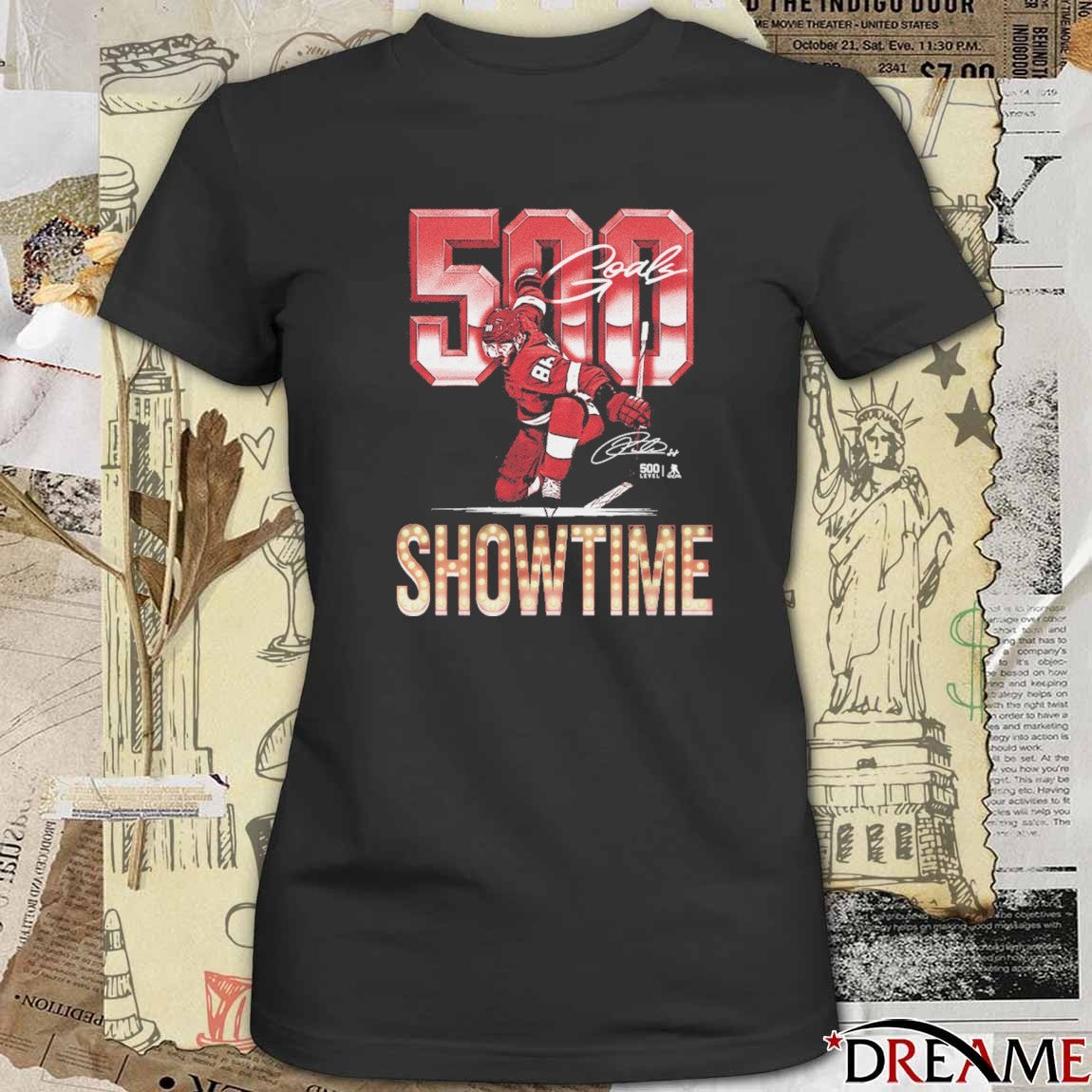Patrick Kane Detroit Red Wings 500 Goals Showtime Signature t-shirt