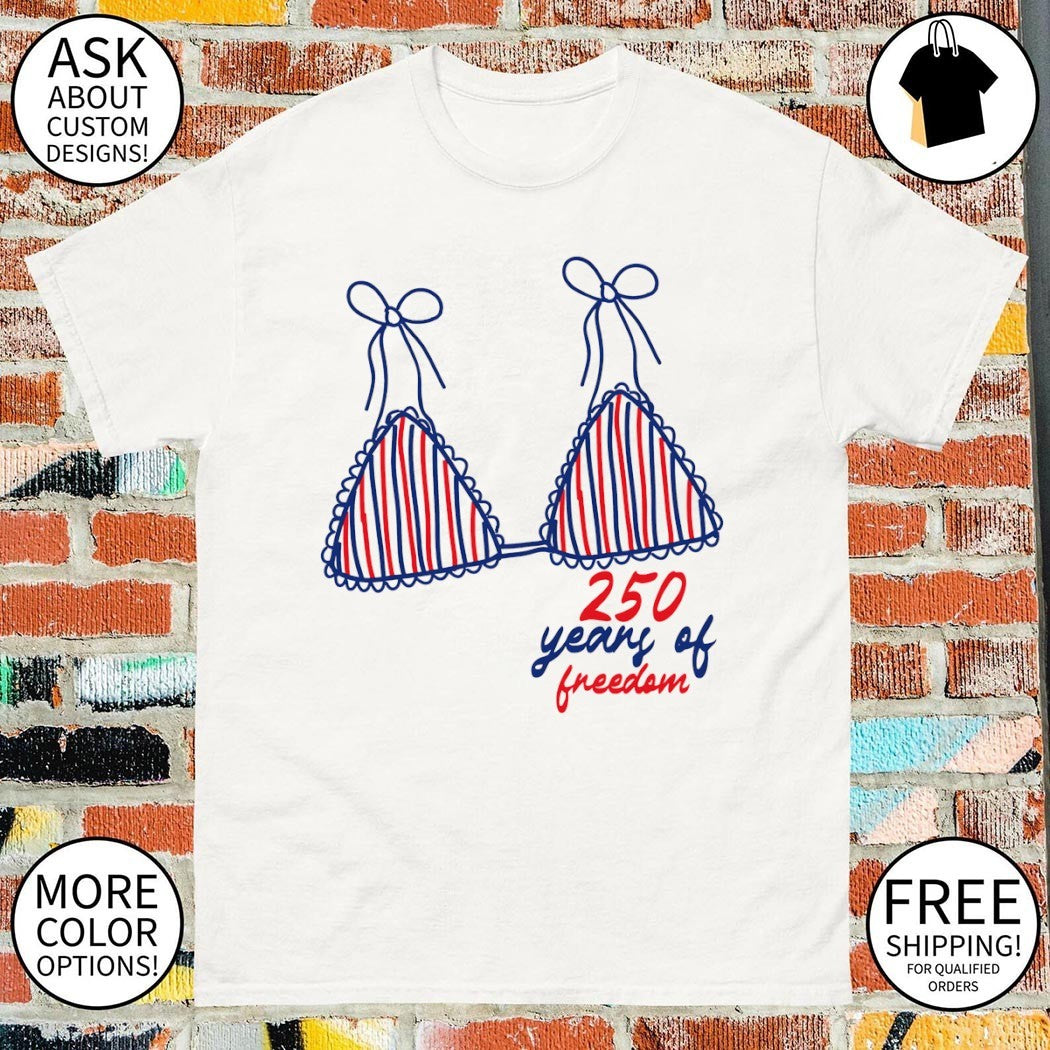 Patriotic Beach Bikini 250 Years of Freedom USA 4th of July 2026 shirt