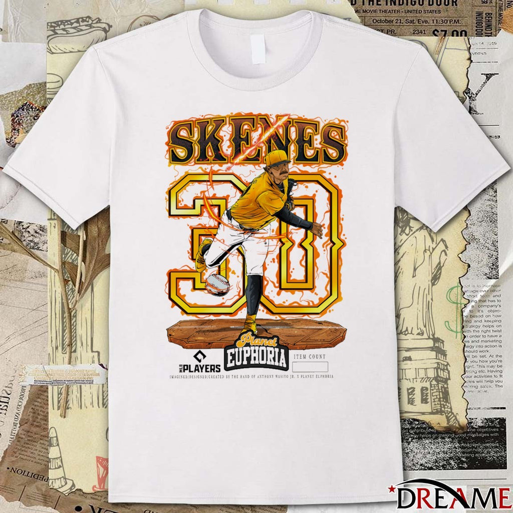 Paul Skenes V3 Pittsburgh Pirates MLB 2026 Planet Euphoria Art t-shirt