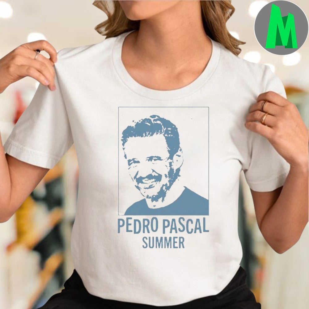 Pedro Pascal Summer Actor Graphic T-Shirt