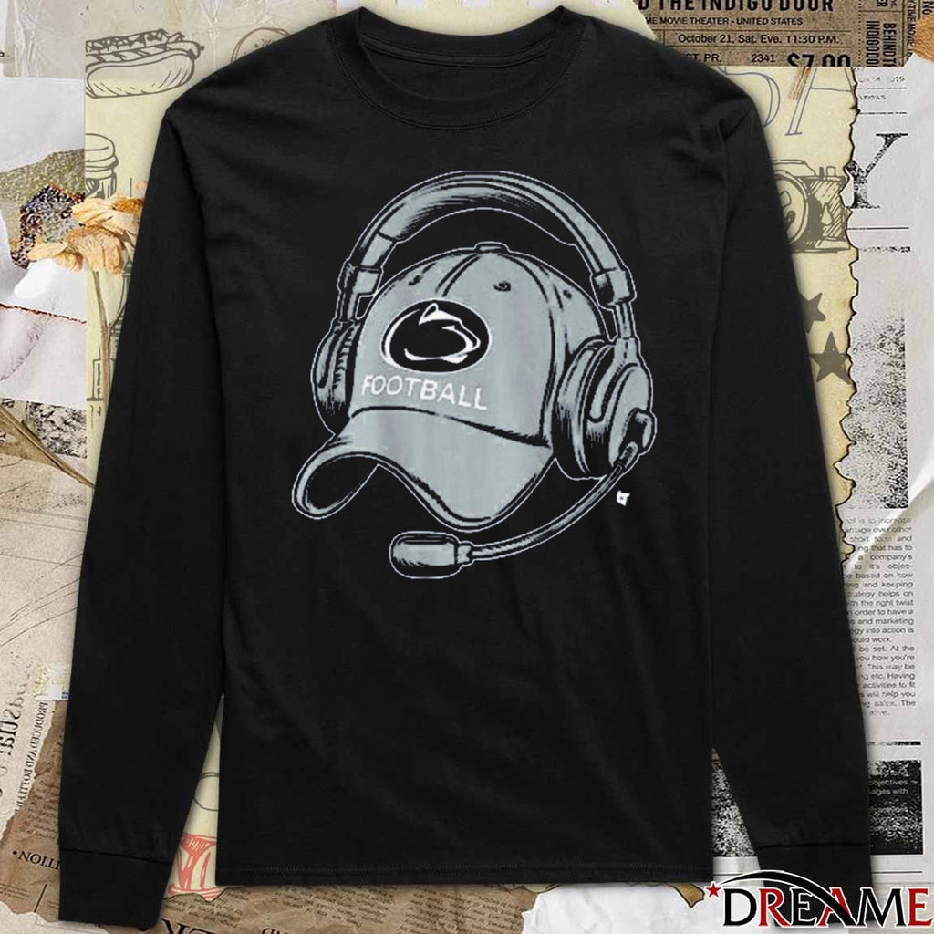 Penn State Nittany Lions Football Coach’s Hat and Headset t-shirt
