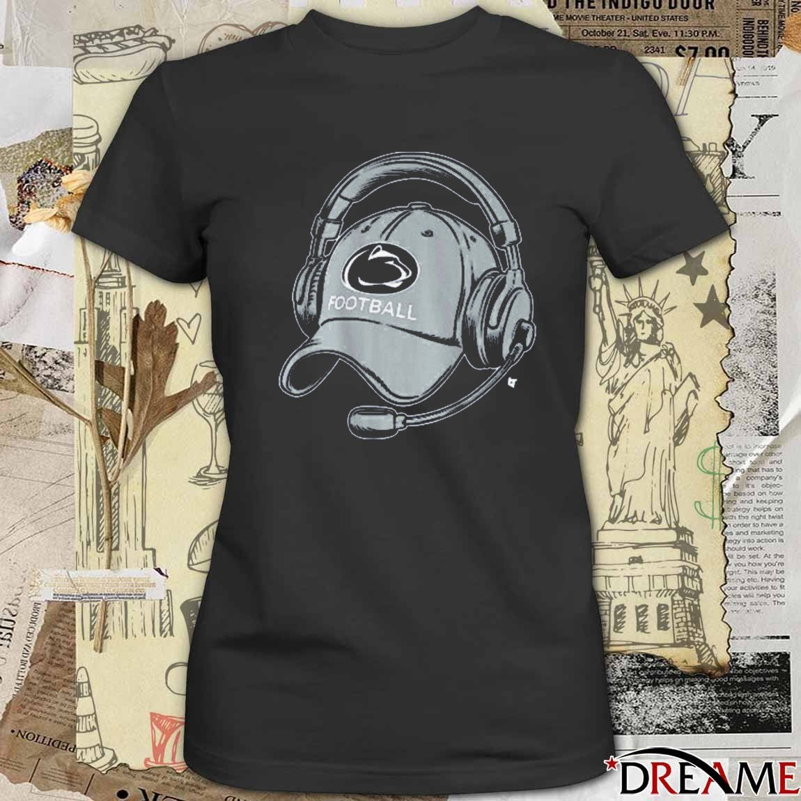 Penn State Nittany Lions Football Coach’s Hat and Headset t-shirt