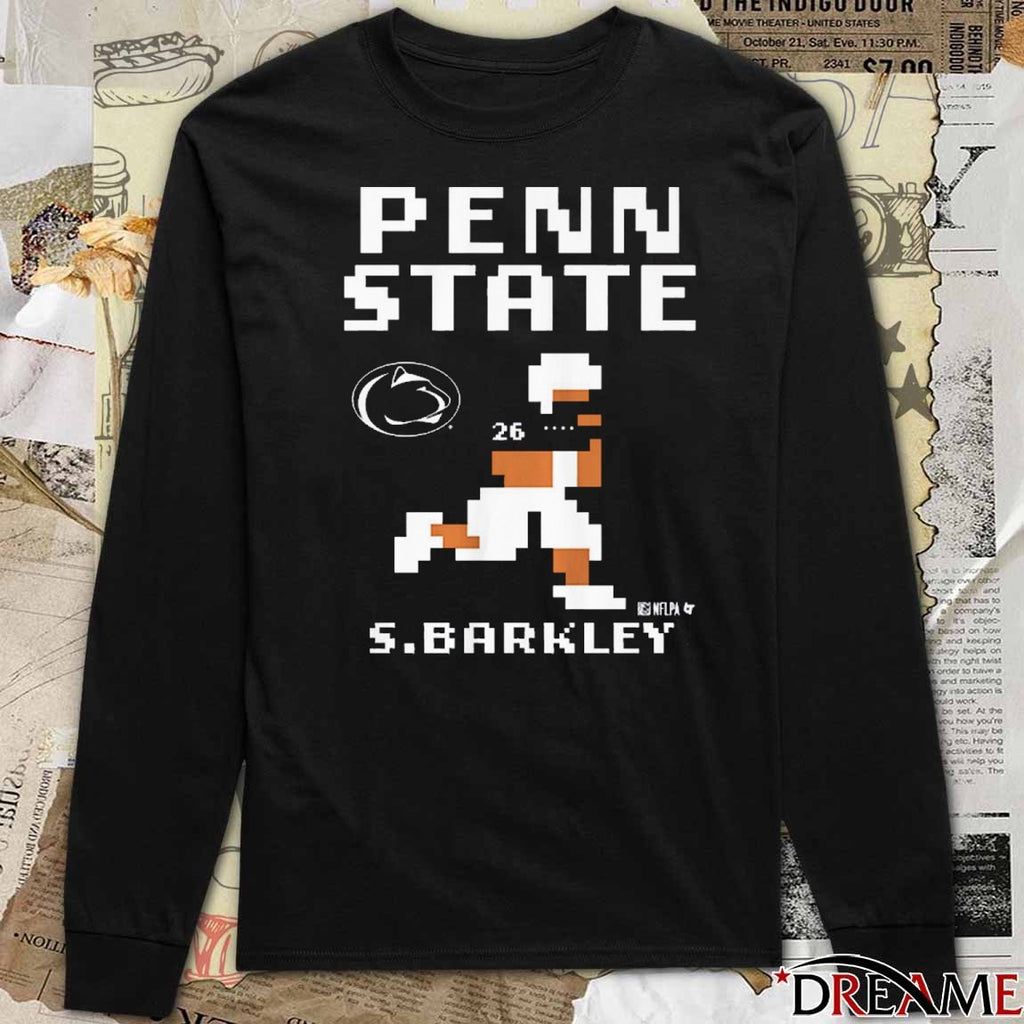 Penn State Nittany Lions Football NCAA Saquon Barkley Retro Baller t-shirt