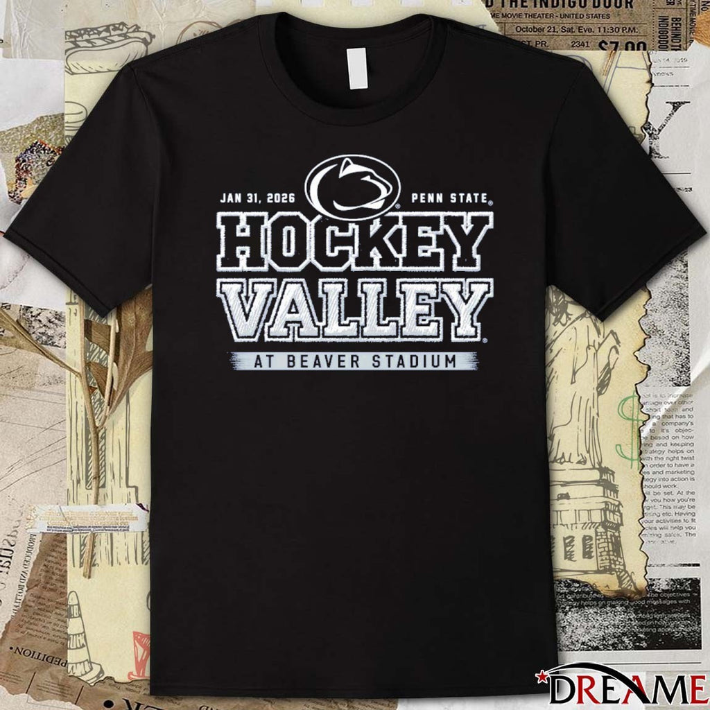 Penn State Nittany Lions Hockey Valley At Beaver Stadium Varsity Jan 31 2026 t-shirt