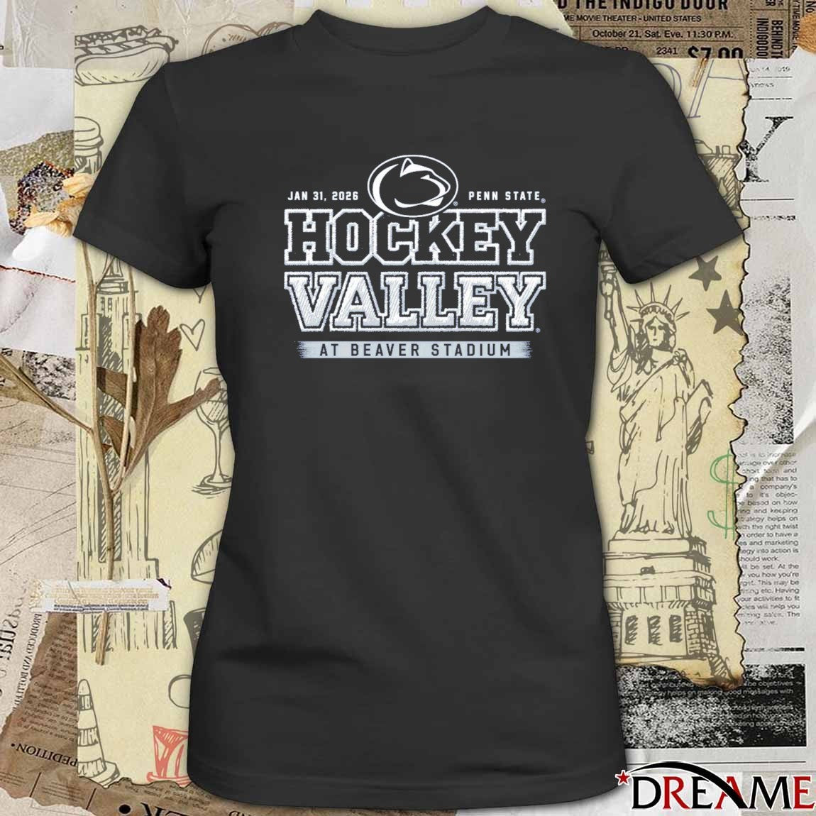 Penn State Nittany Lions Hockey Valley At Beaver Stadium Varsity Jan 31 2026 t-shirt