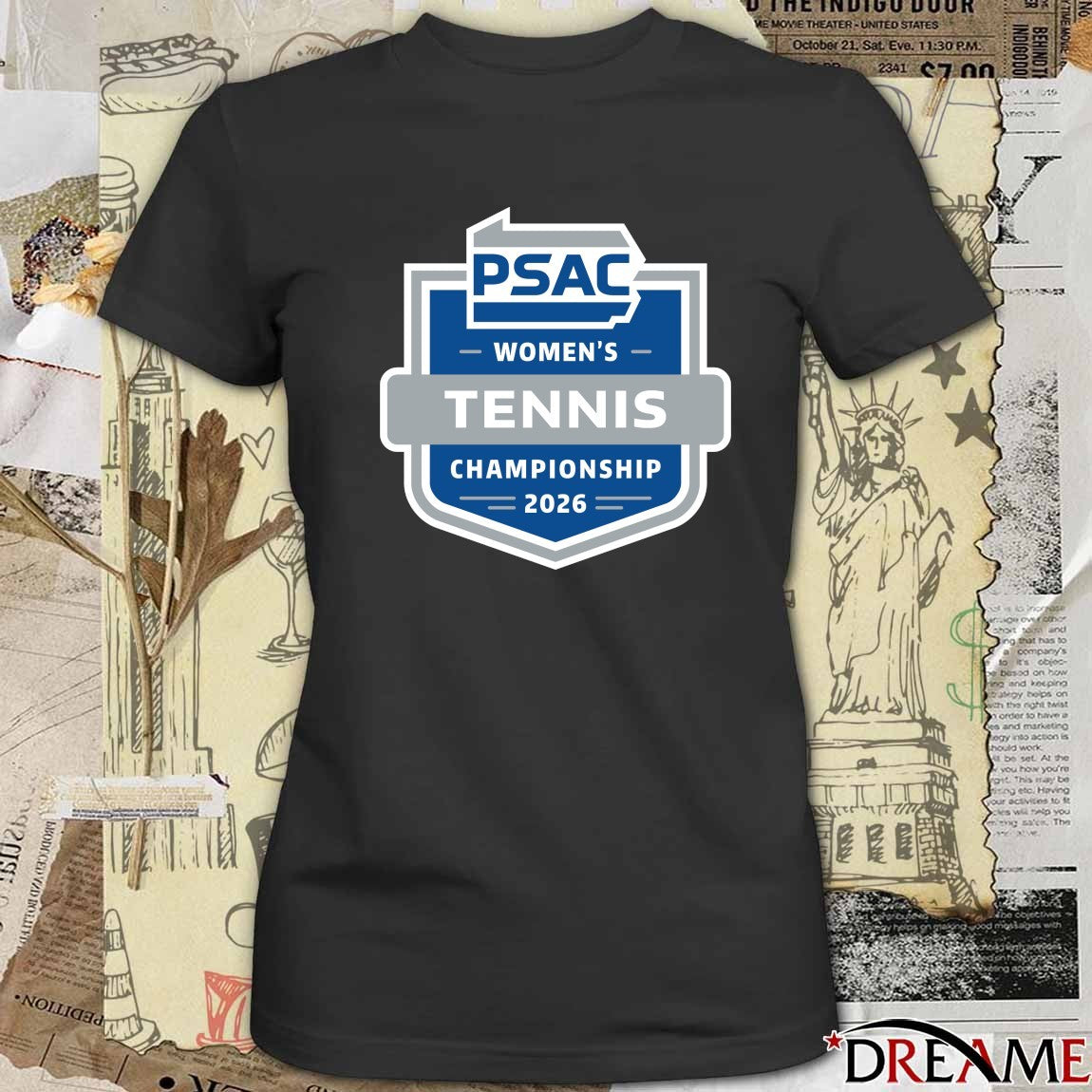 Pennsylvania State Athletic Conference PSAC Women’s Tennis Championship 2026 t-shirt
