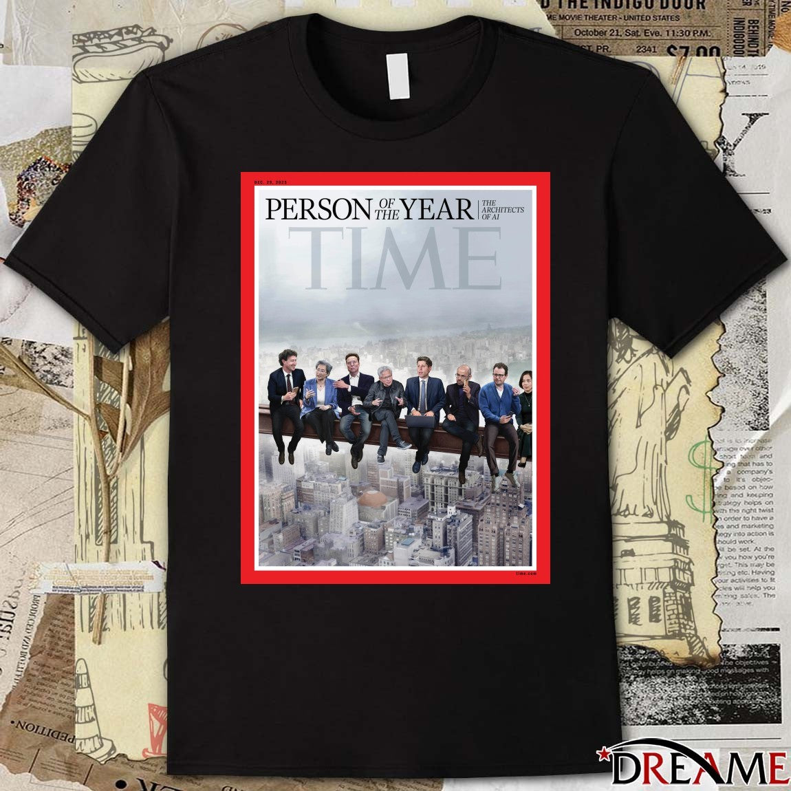 Person of the Year The Architects of AI Time magazine December 29, 2025 Poster t-shirt