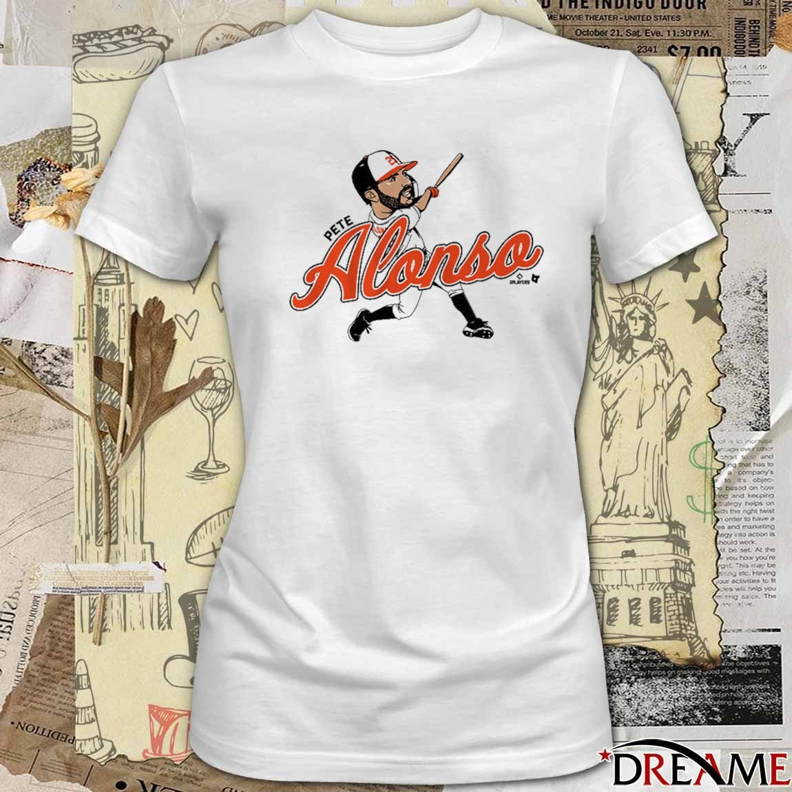 Pete Alonso Baltimore Orioles MLB 2025 Caricature t-shirt
