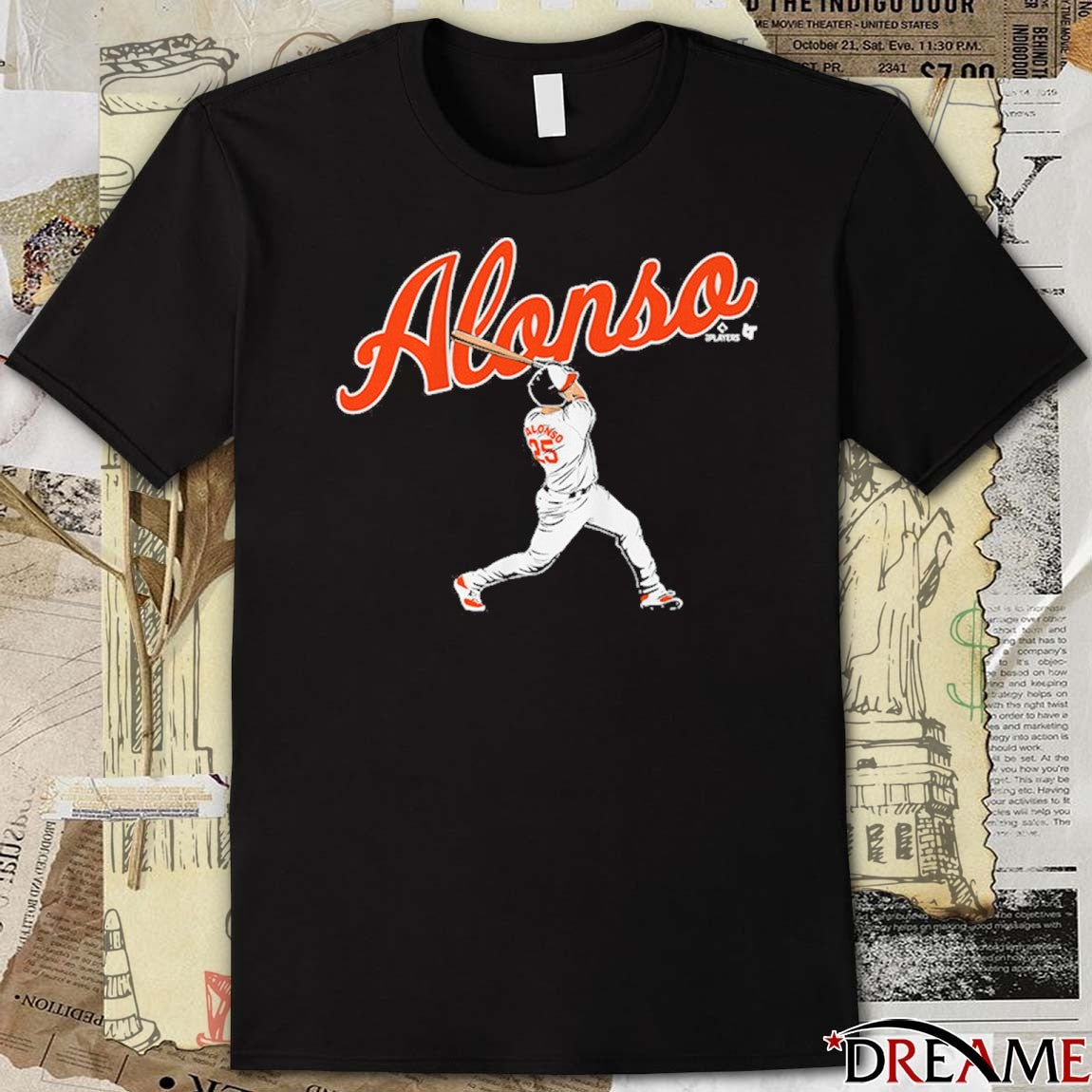 Pete Alonso Baltimore Orioles MLB 2025 Slugger Swing t-shirt
