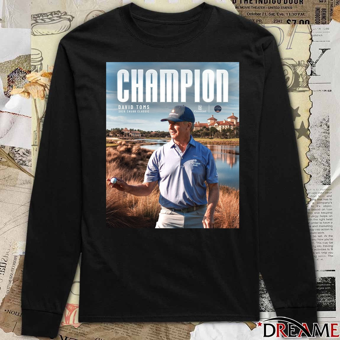 Pga Tour Champions Win In Naples David Toms 2026 Chubb Classic Poster t-shirt