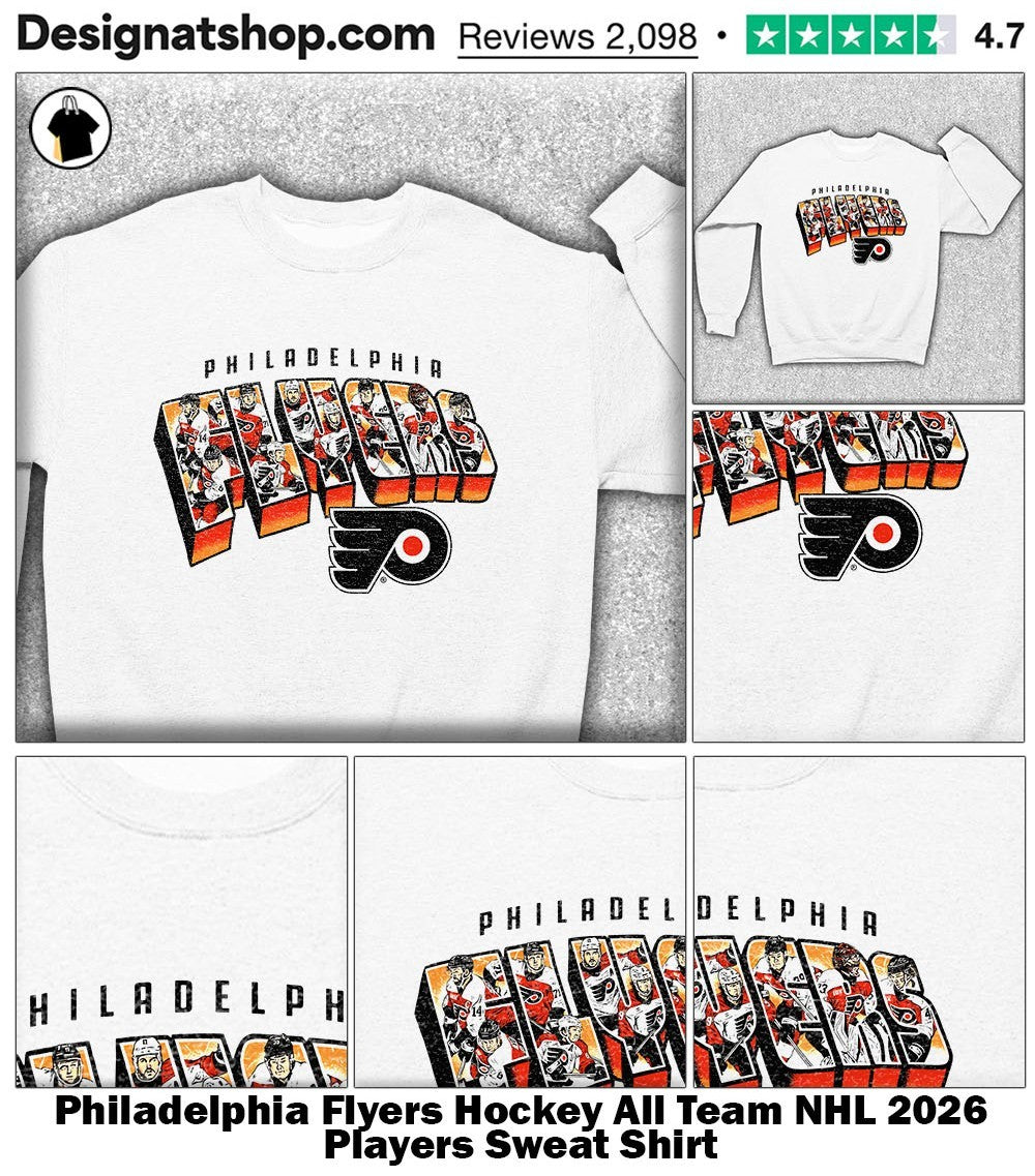 Philadelphia Flyers Hockey All Team NHL 2026 Players shirt