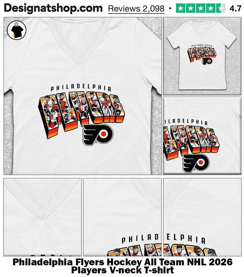Philadelphia Flyers Hockey All Team NHL 2026 Players shirt