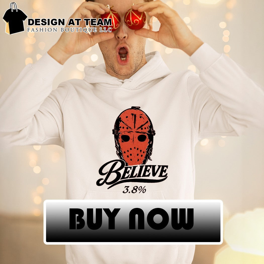 Philadelphia Flyers Hockey Believe 3 8% Chance Jason Voorhees mask shirt