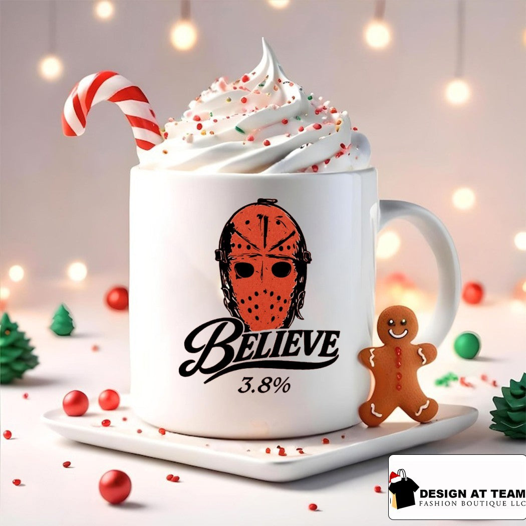 Philadelphia Flyers Hockey Believe 3 8% Chance Jason Voorhees mask shirt