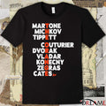 Philadelphia Flyers Hockey The Orange Names Martone Michkov Tippett Couturier Dvorak Vladar t-shirt