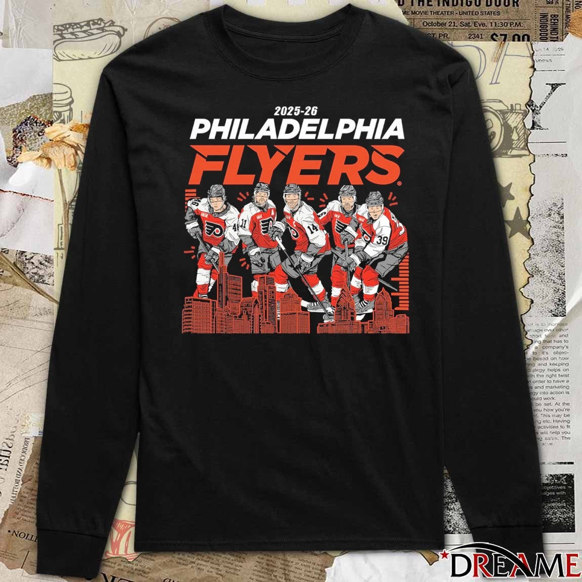Philadelphia Flyers hockey Home Opener 2025-26 Painting t-shirt