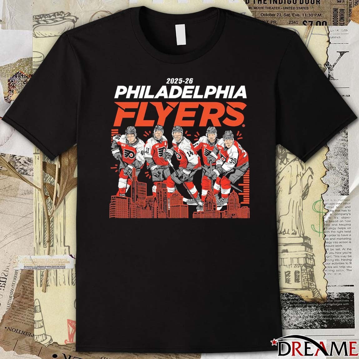 Philadelphia Flyers hockey Home Opener 2025-26 Painting t-shirt