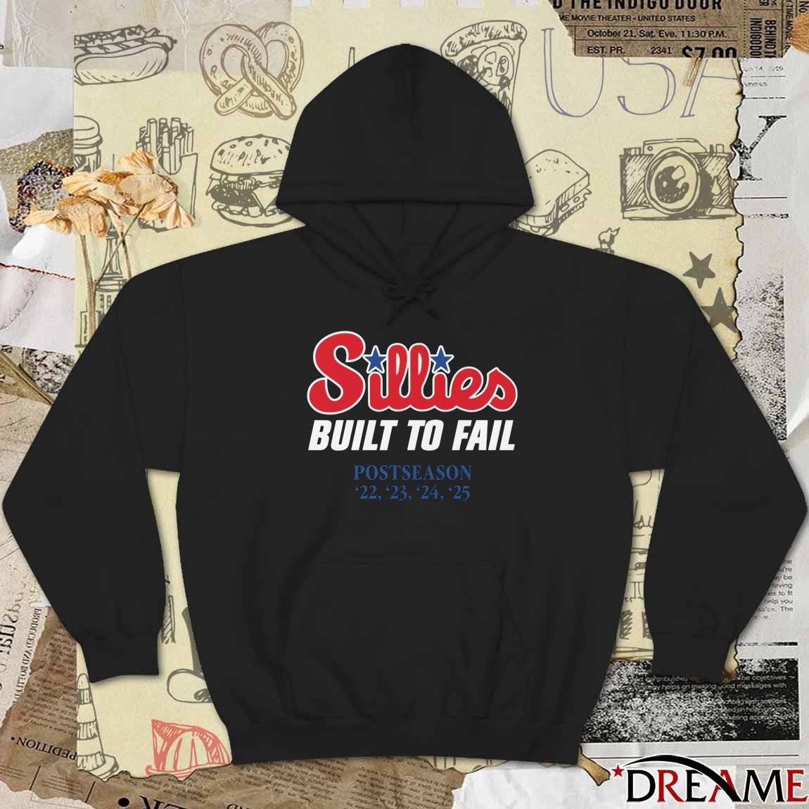 Philadelphia Phillies Sillies Build To Fail Postseason 2022 – 2025 Phillygoat t-shirt