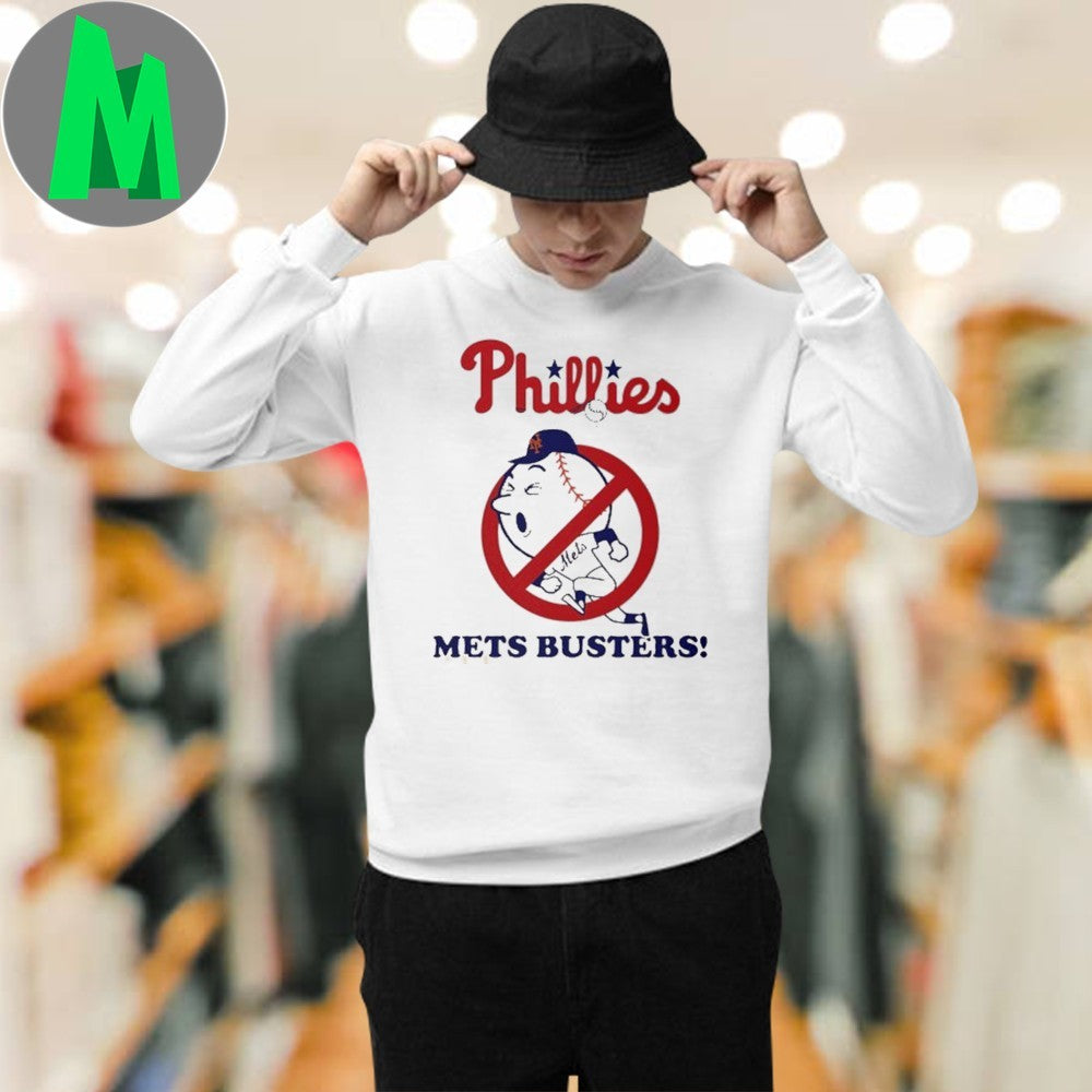 Phillies Mets Busters Rivalry Baseball Graphic T-Shirt