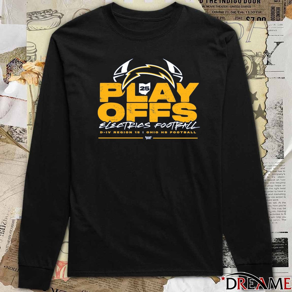 Philo Football Playoffs 2025 Electric Football D-IV Region 15 Ohio HS Football t-shirt