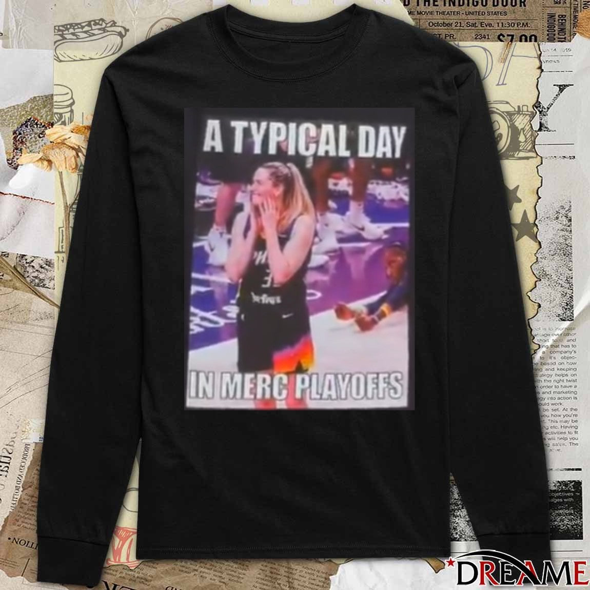 Phoenix Mercury WNBA A Typical Day In Merc Playoffs 2025 t-shirt
