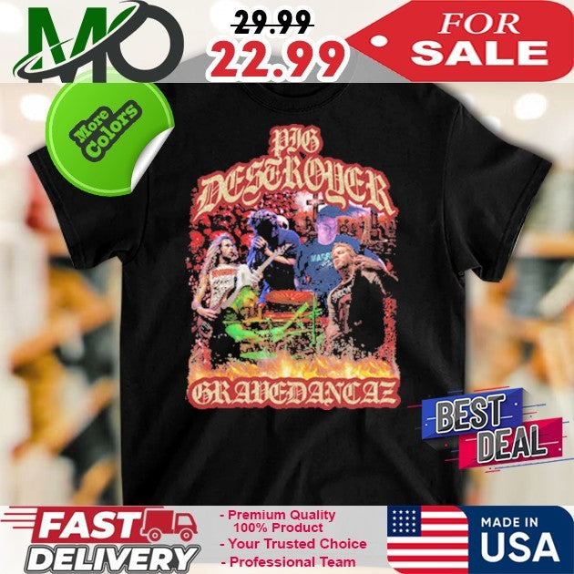 Pig Destroyer Gravedancer Metal Band Music Shirt