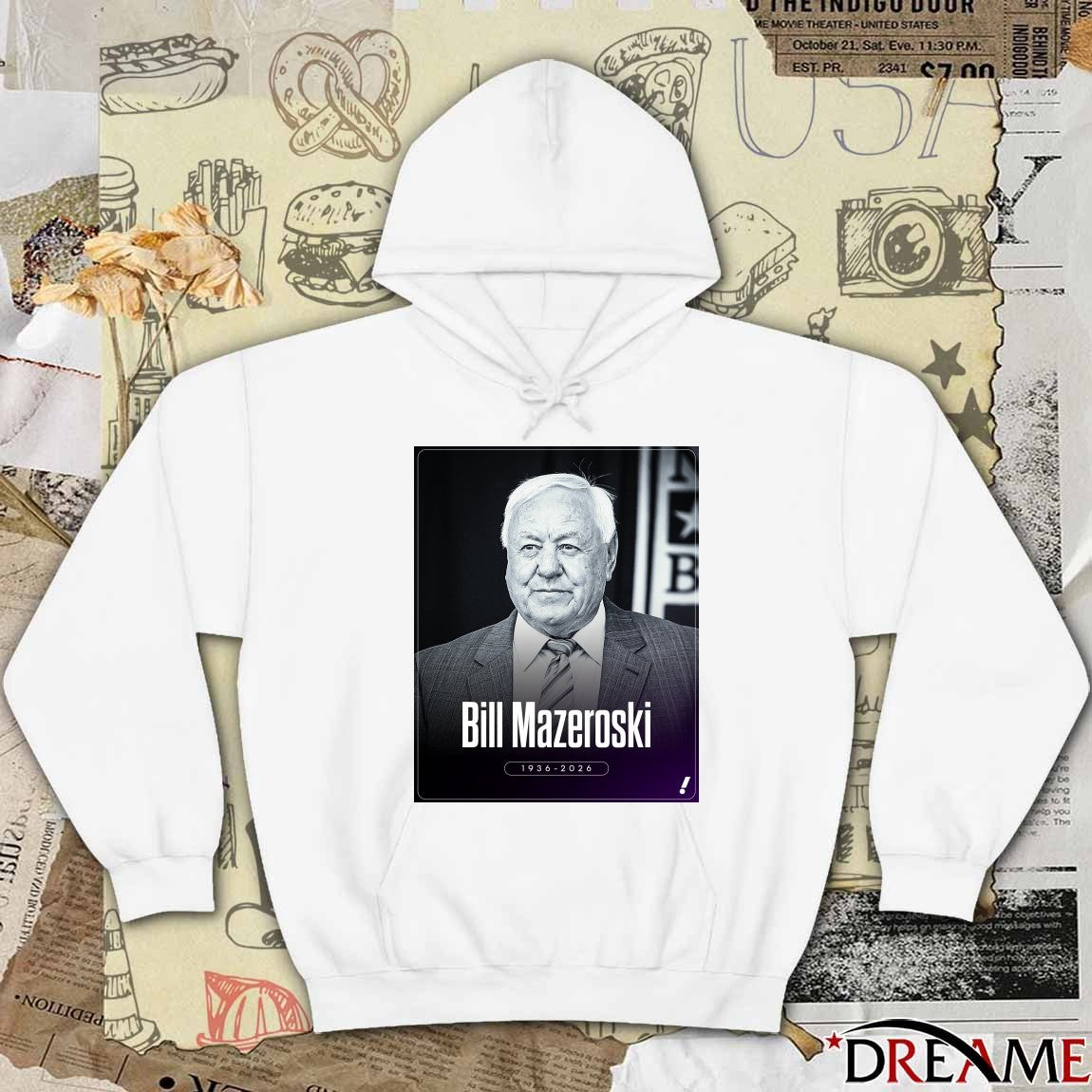 Pirates Hall Of Fame Second Baseman And 10x All-star Bill Mazeroski Has Died At Age 89 1936 – 2026 Poster t-shirt