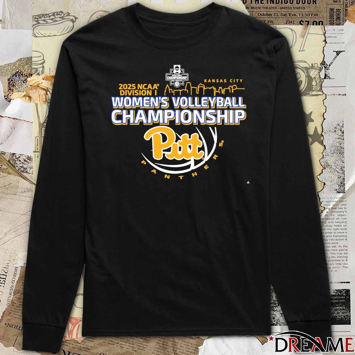Pitt Panthers 2025 NCAA Division I Women’s Volleyball Championships Kansas City t-shirt