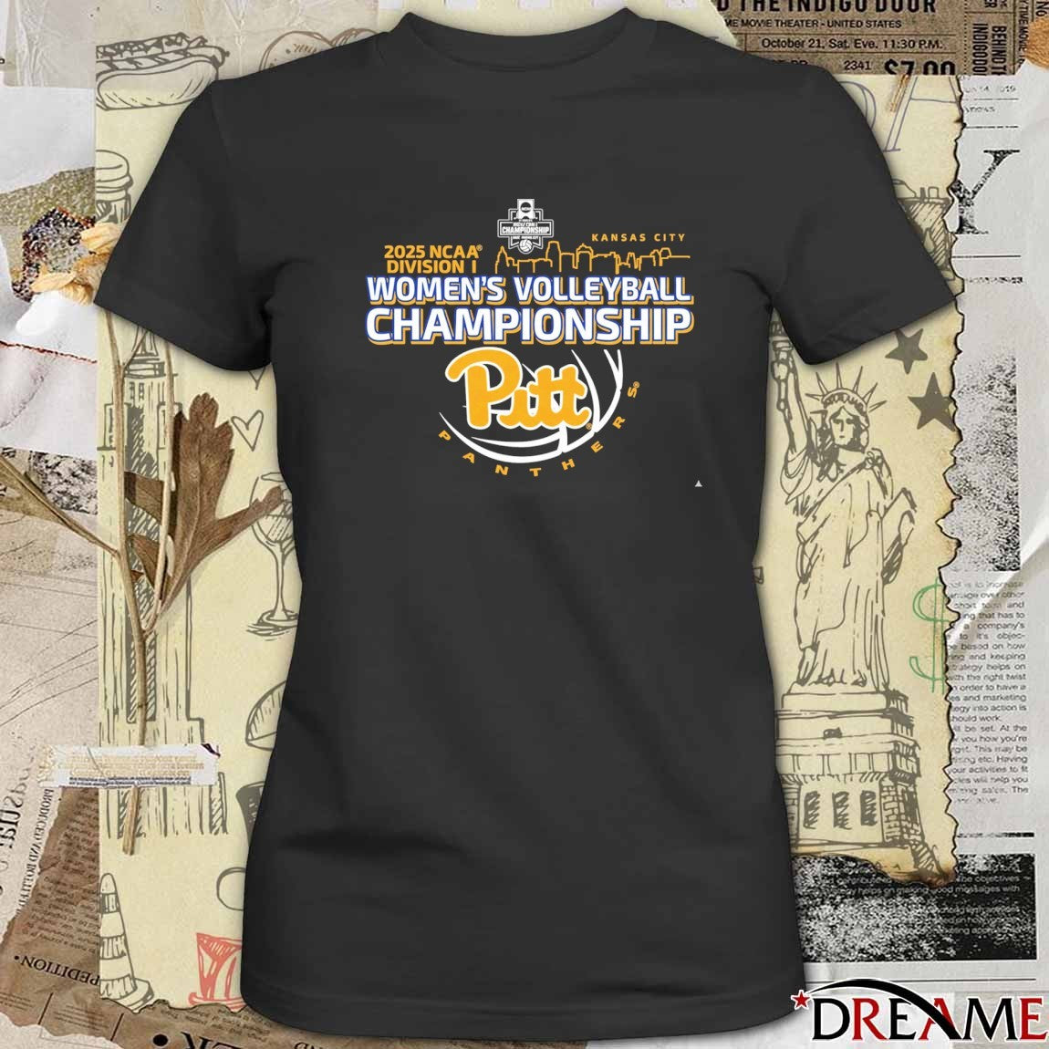 Pitt Panthers 2025 NCAA Division I Women’s Volleyball Championships Kansas City t-shirt