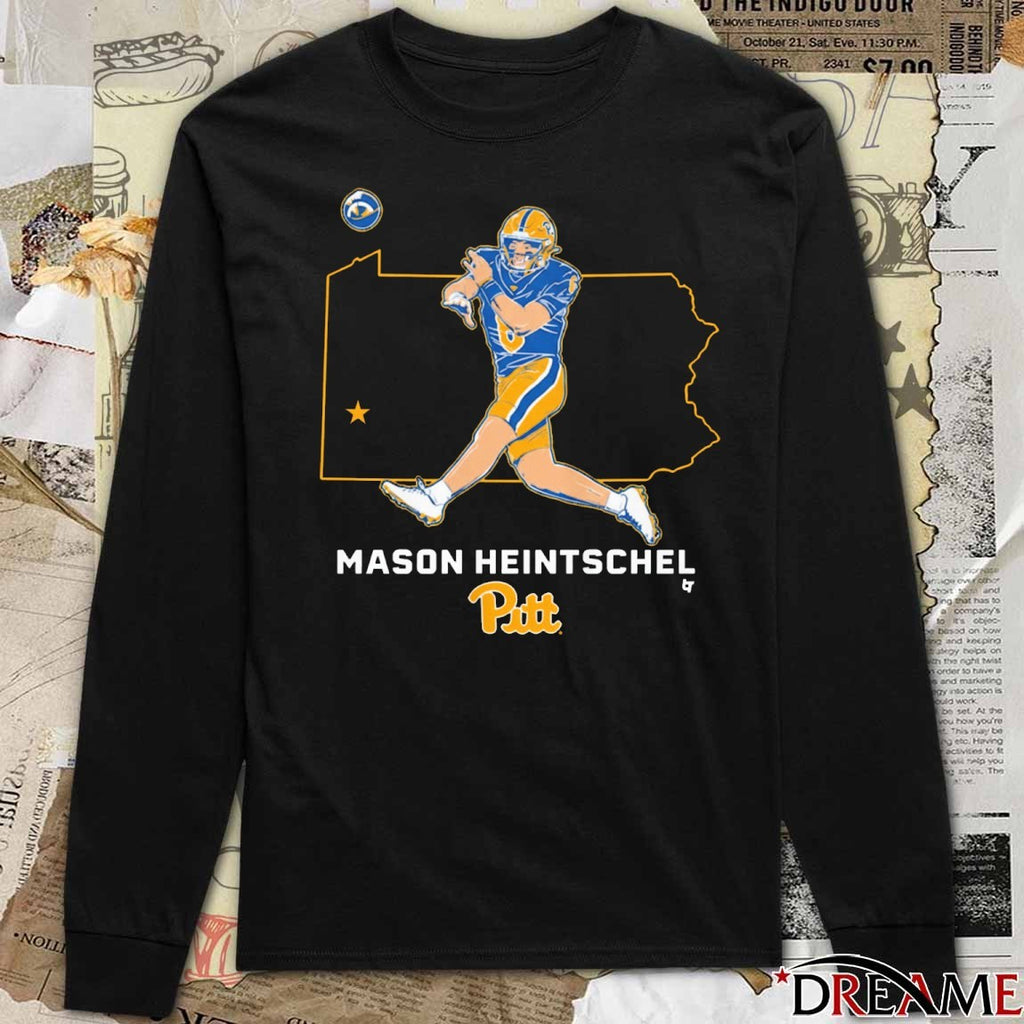 Pitt Panthers Football Mason Heintschel State Star t-shirt