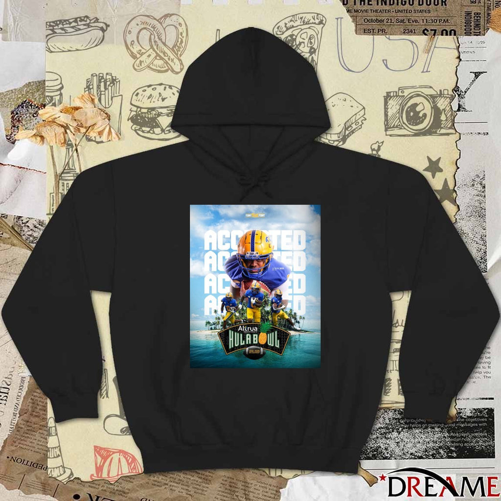 Pittsburgh Panthers Desmond Reid Invite Accepted Hula Bowl 2026 Poster t-shirt