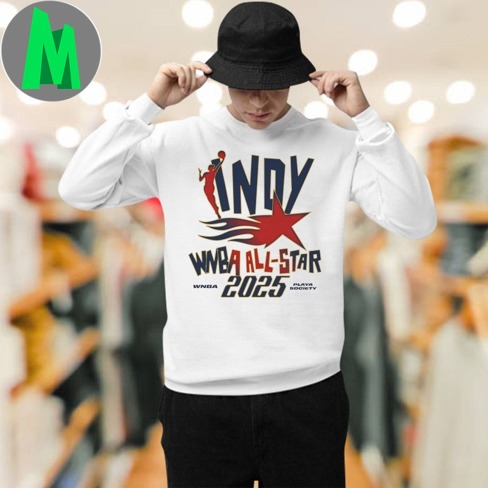 Playa Society 2025 WNBA All-Star Game Indy Graphic T-Shirt