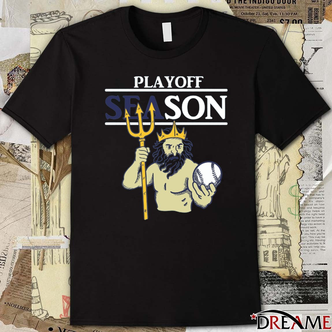 Playoff SEAson Seattle Mariners MLB 2025 Painting t-shirt