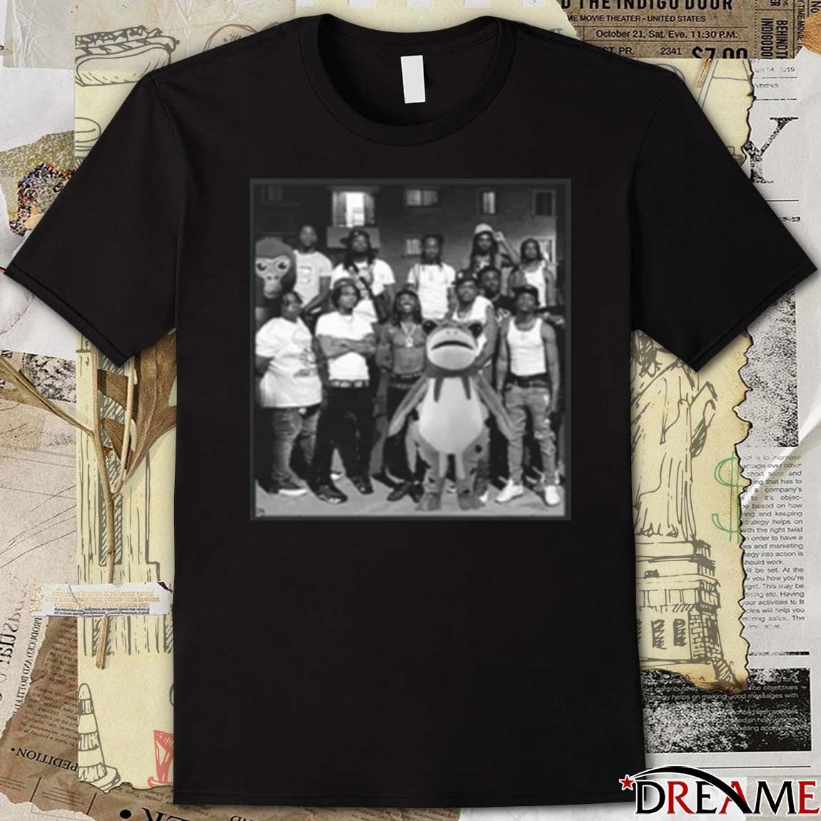 Portland Frog King Protest 2025 t-shirt