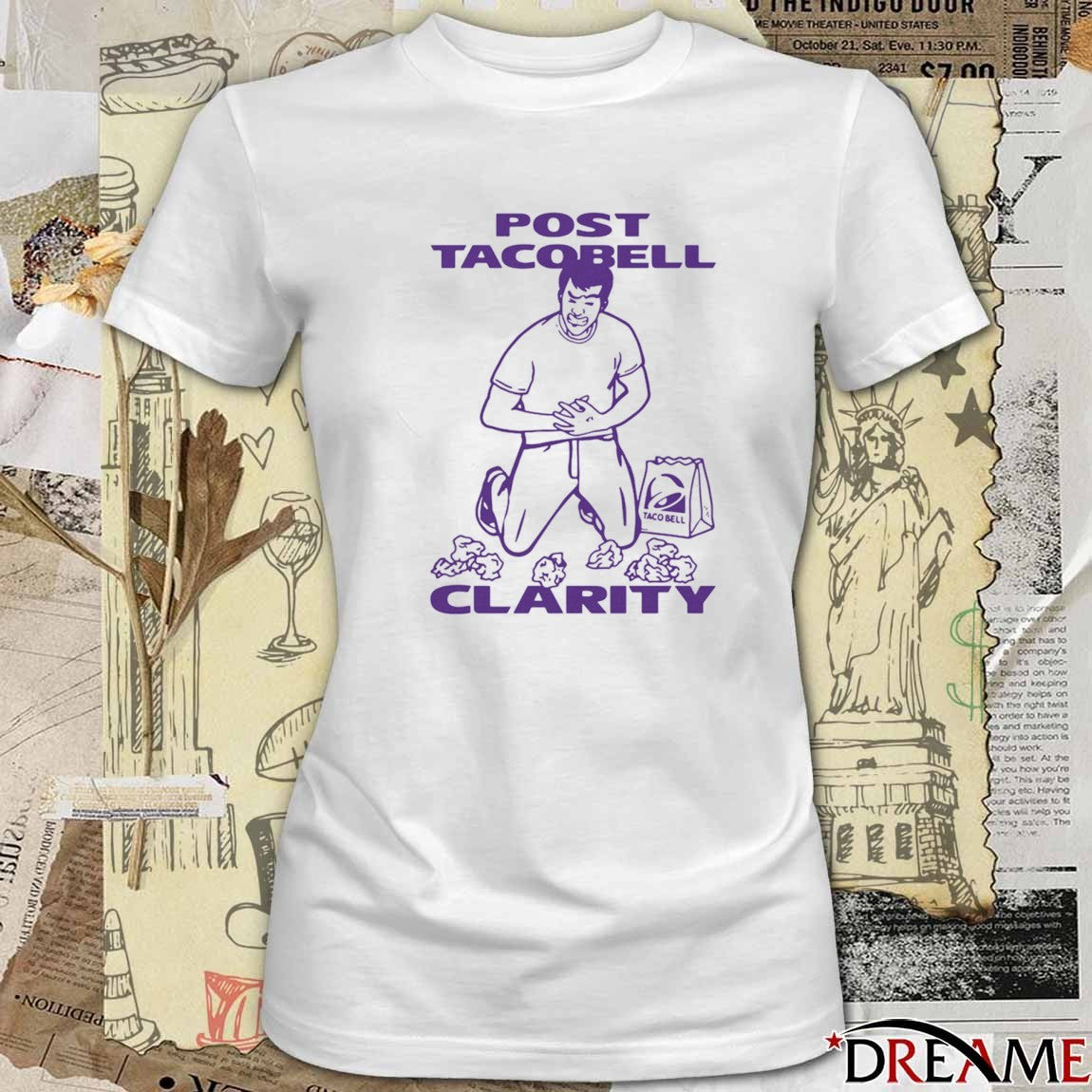 Post Tacobell Clarity That Go Hard Fanart t-shirt
