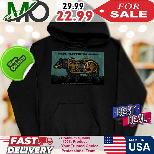 Poster 05-24-2025 Bethel Woods Center For The Arts Bethel NY Dave Matthews Band Official Concert Tour Shirt