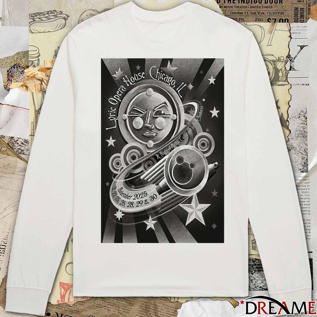 Poster A Night Of Mellon Collie and Infinite Sadness November 21-30 2025 Chicago t-shirt