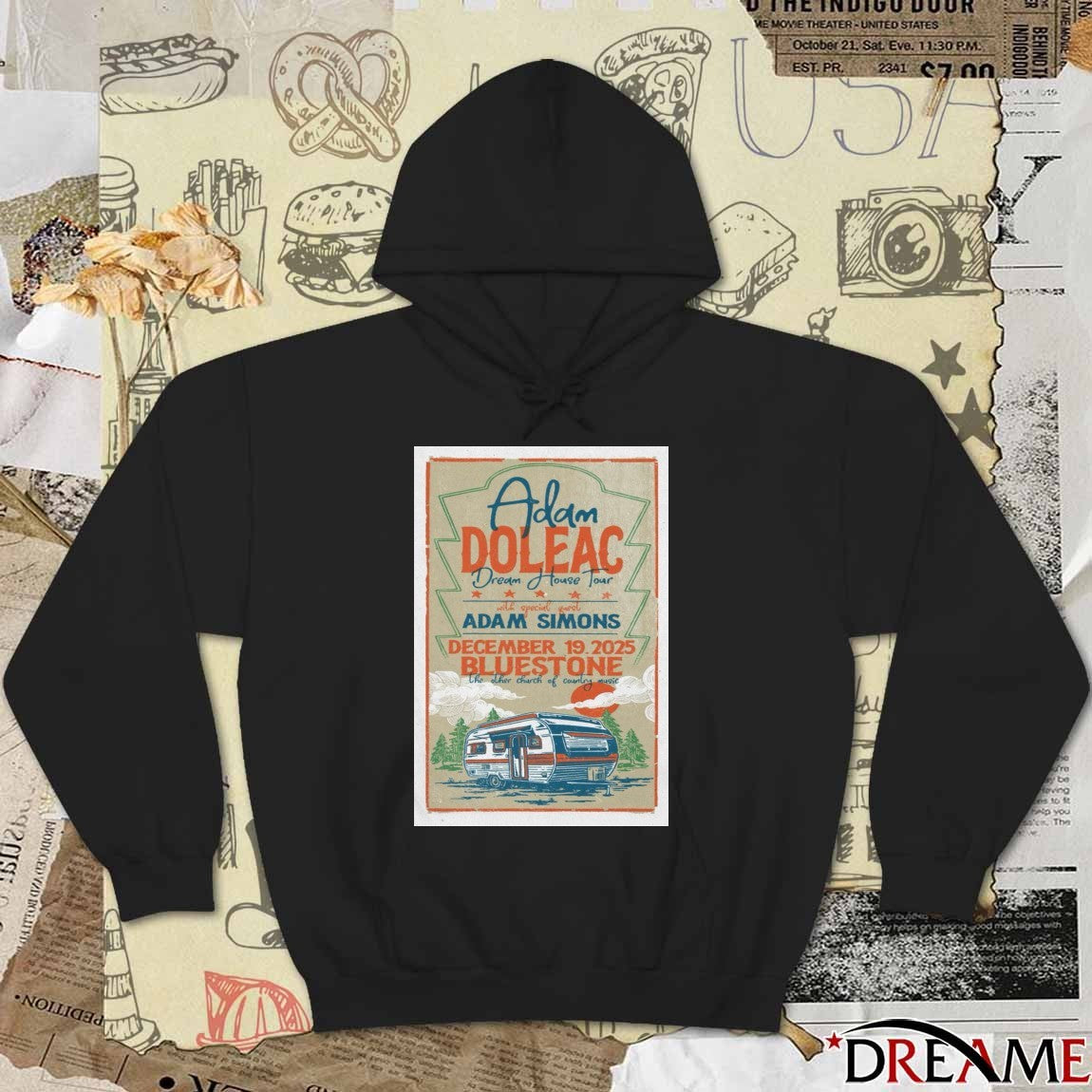 Poster Adam Doleac December 19 2025 The Bluestone in Columbus OH t-shirt