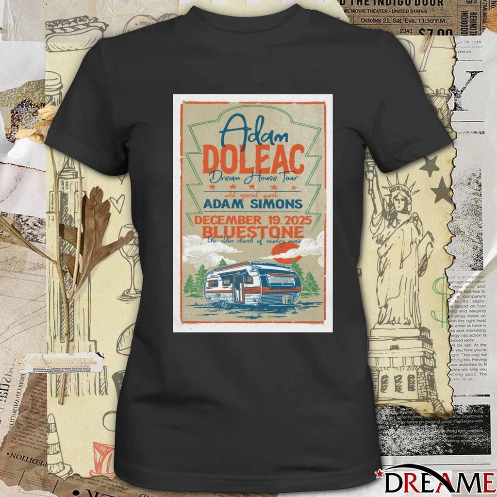 Poster Adam Doleac December 19 2025 The Bluestone in Columbus OH t-shirt