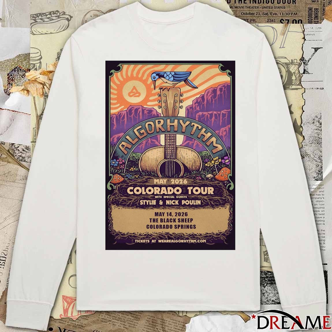 Poster Algorhythm May 14 2026 The Black Sheep In Colorado Springs CO t-shirt