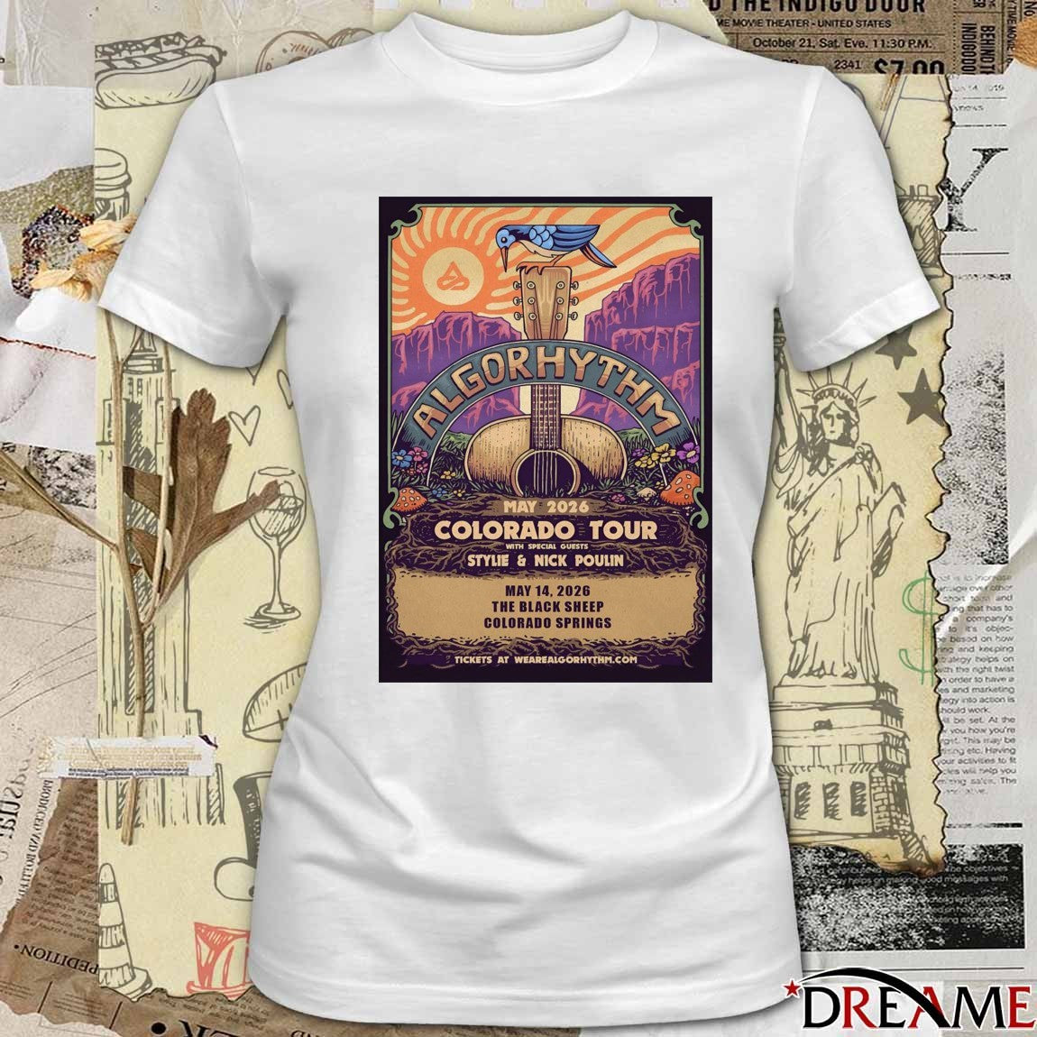 Poster Algorhythm May 14 2026 The Black Sheep In Colorado Springs CO t-shirt