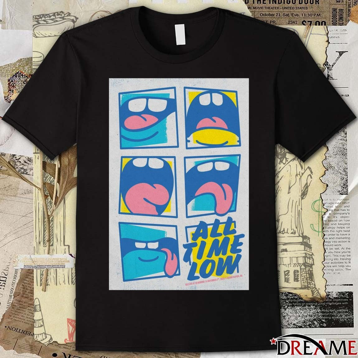 Poster All Time Low Grand Rapids Michigan 2025 t-shirt