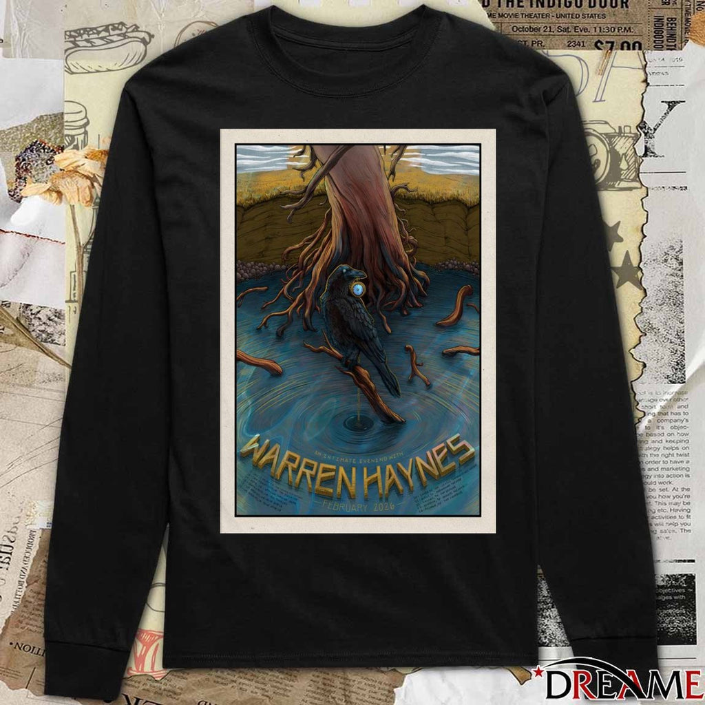 Poster An Intimate Evening With Warren Haynes Winter Tour 2026 t-shirt